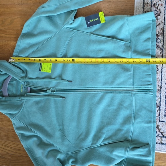 TEK GEAR WOMEN'S PLUS SIZE GREEN FRONT ZIP HOODIE SIZE XXL - Picture 11 of 15
